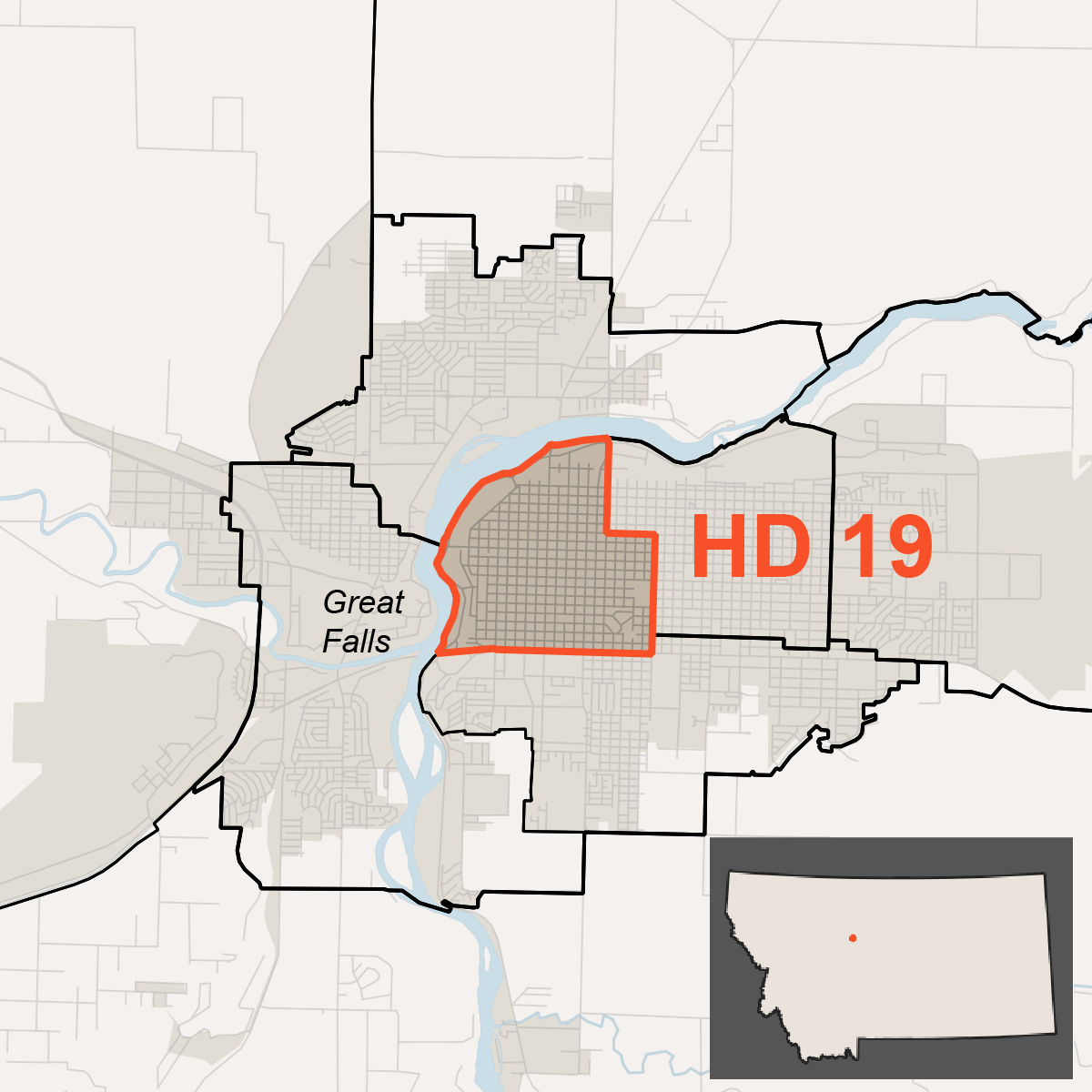 Map of HD 19