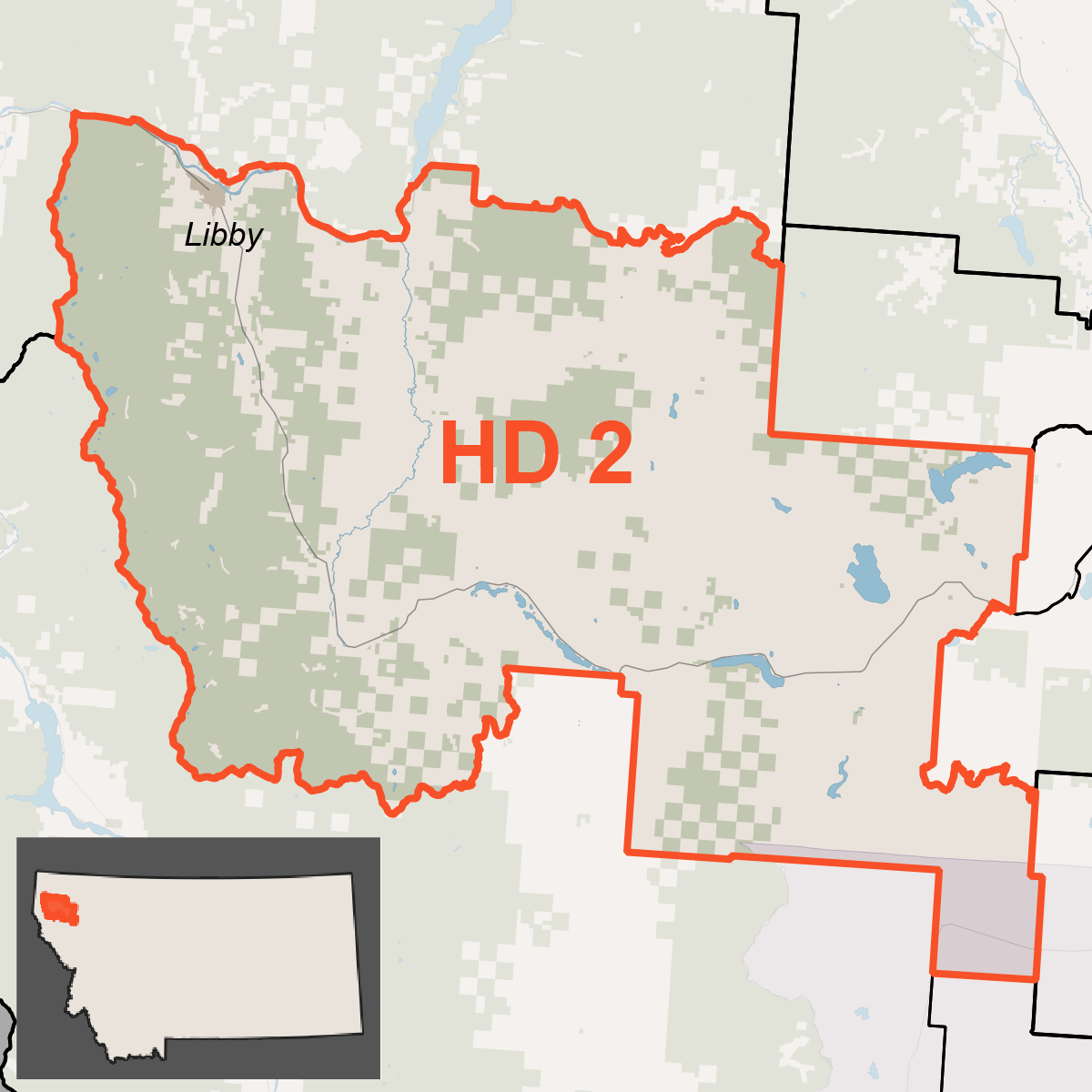 Map of House District 2