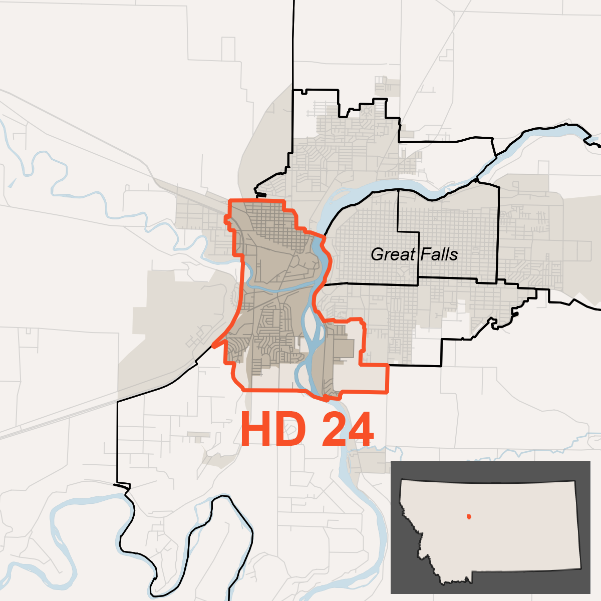Map of House District 24