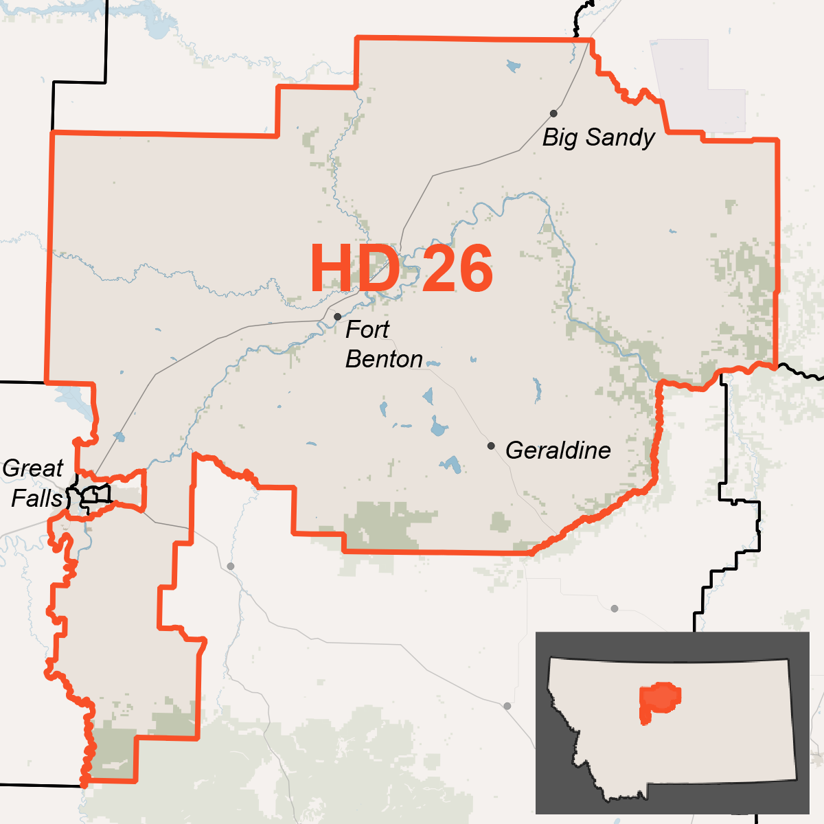 Map of House District 26