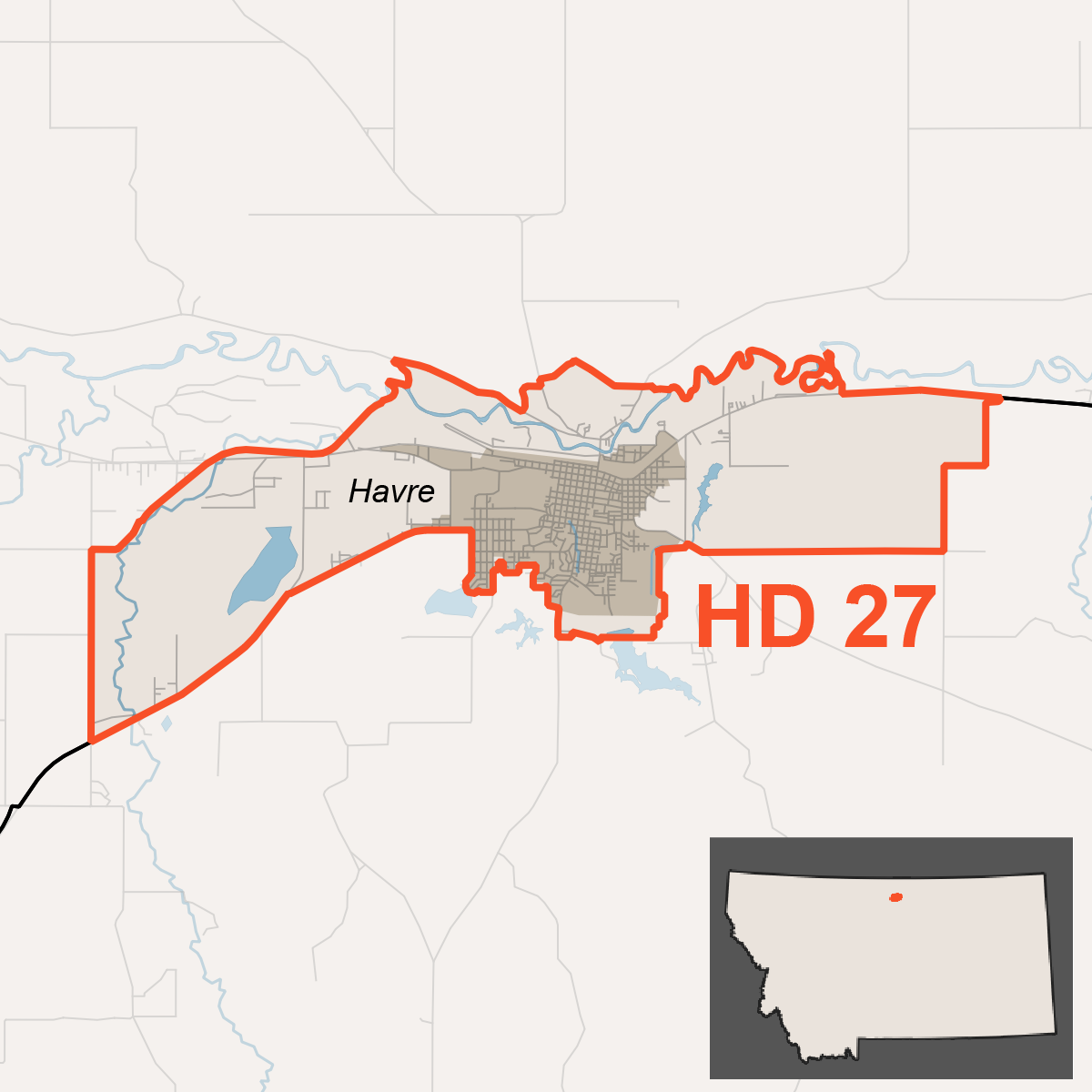 Map of House District 27