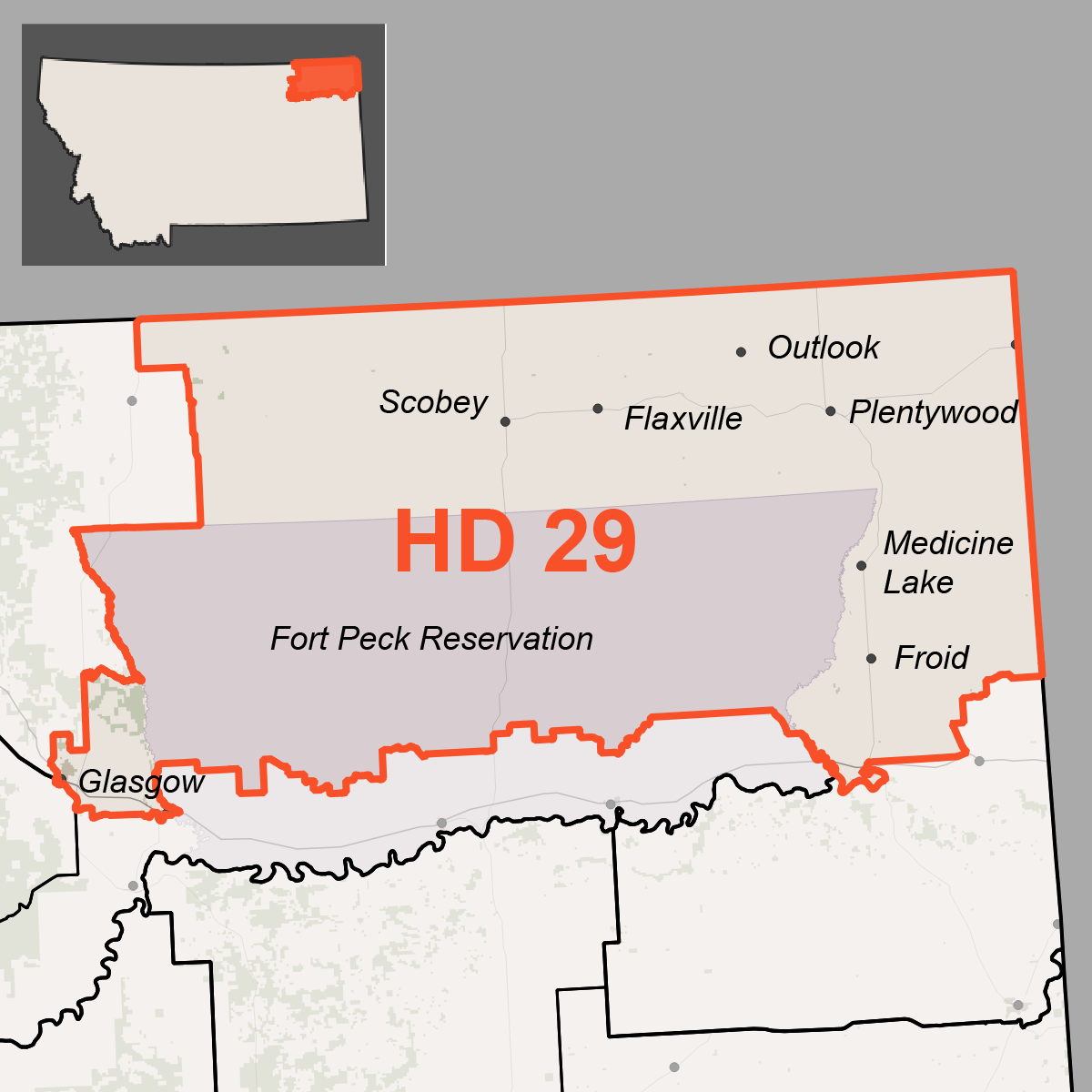 Map of House District 29