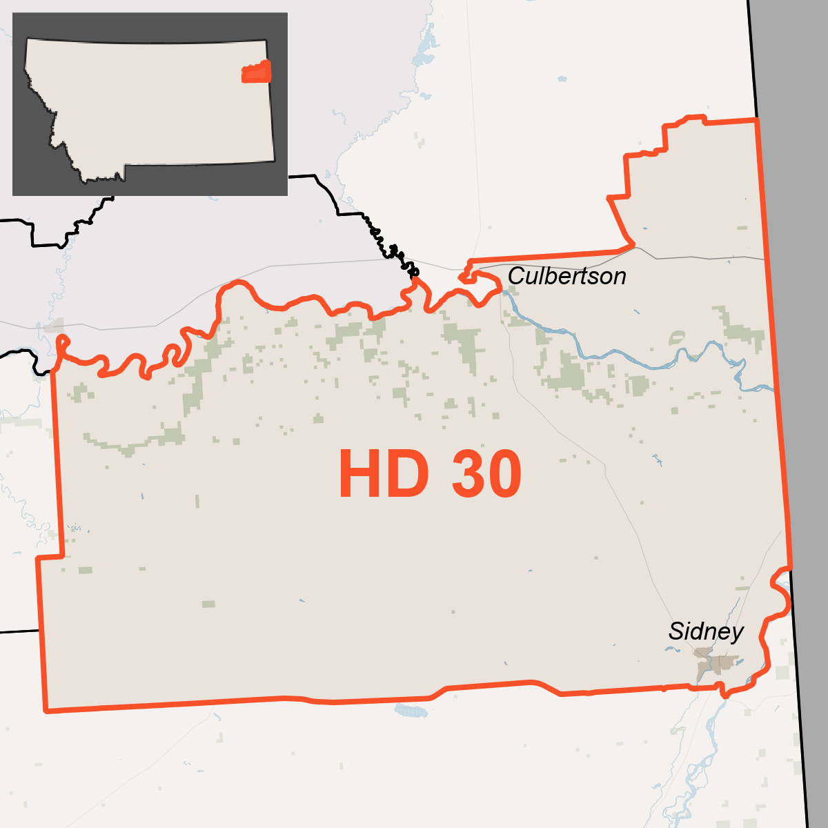 Map of House District 30