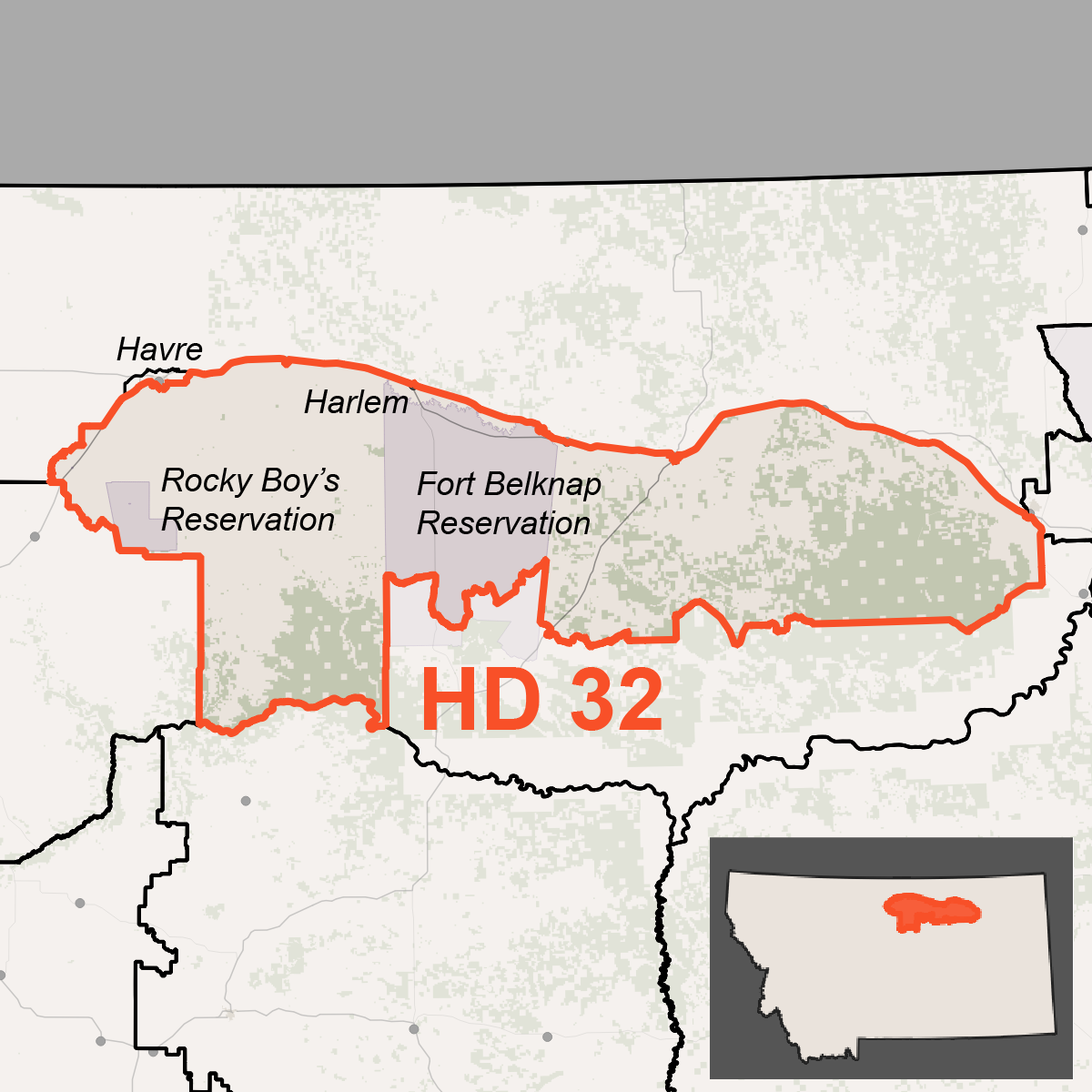 Map of HD 32