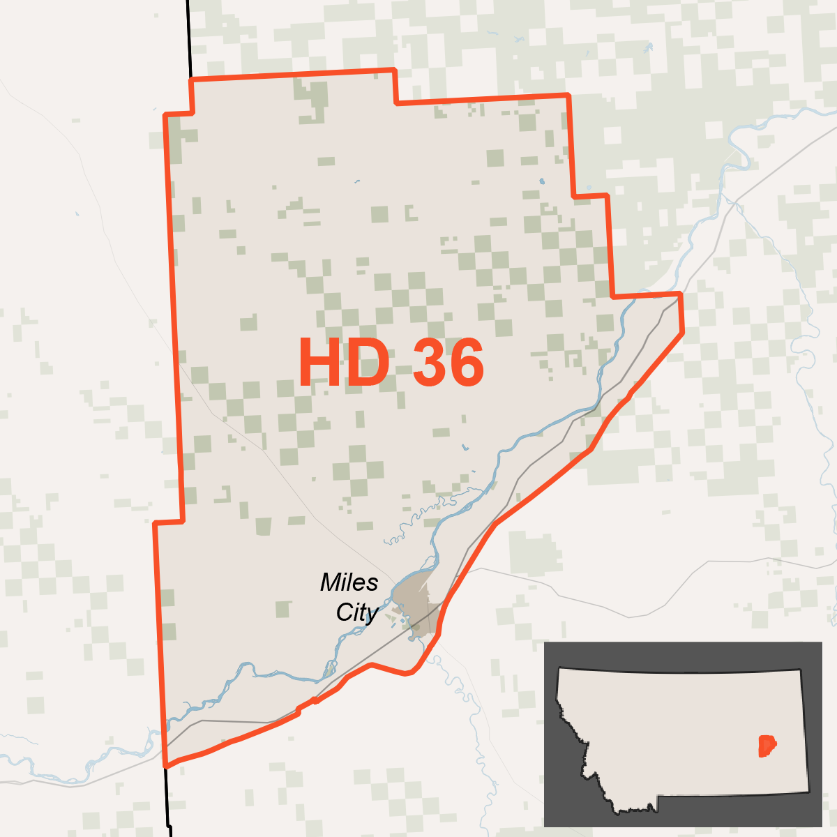 Map of House District 36