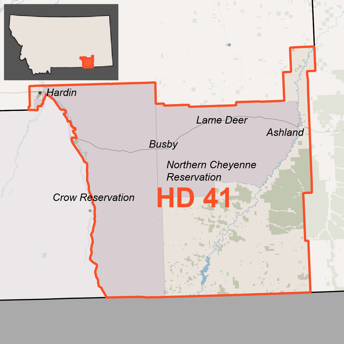 Map of House District 41
