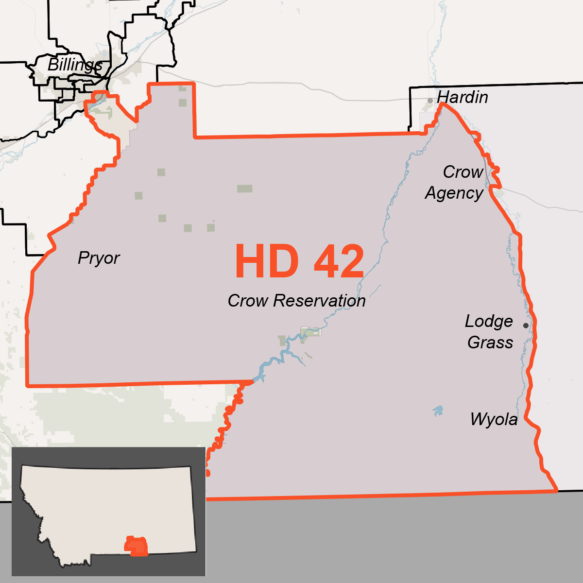 Map of House District 42