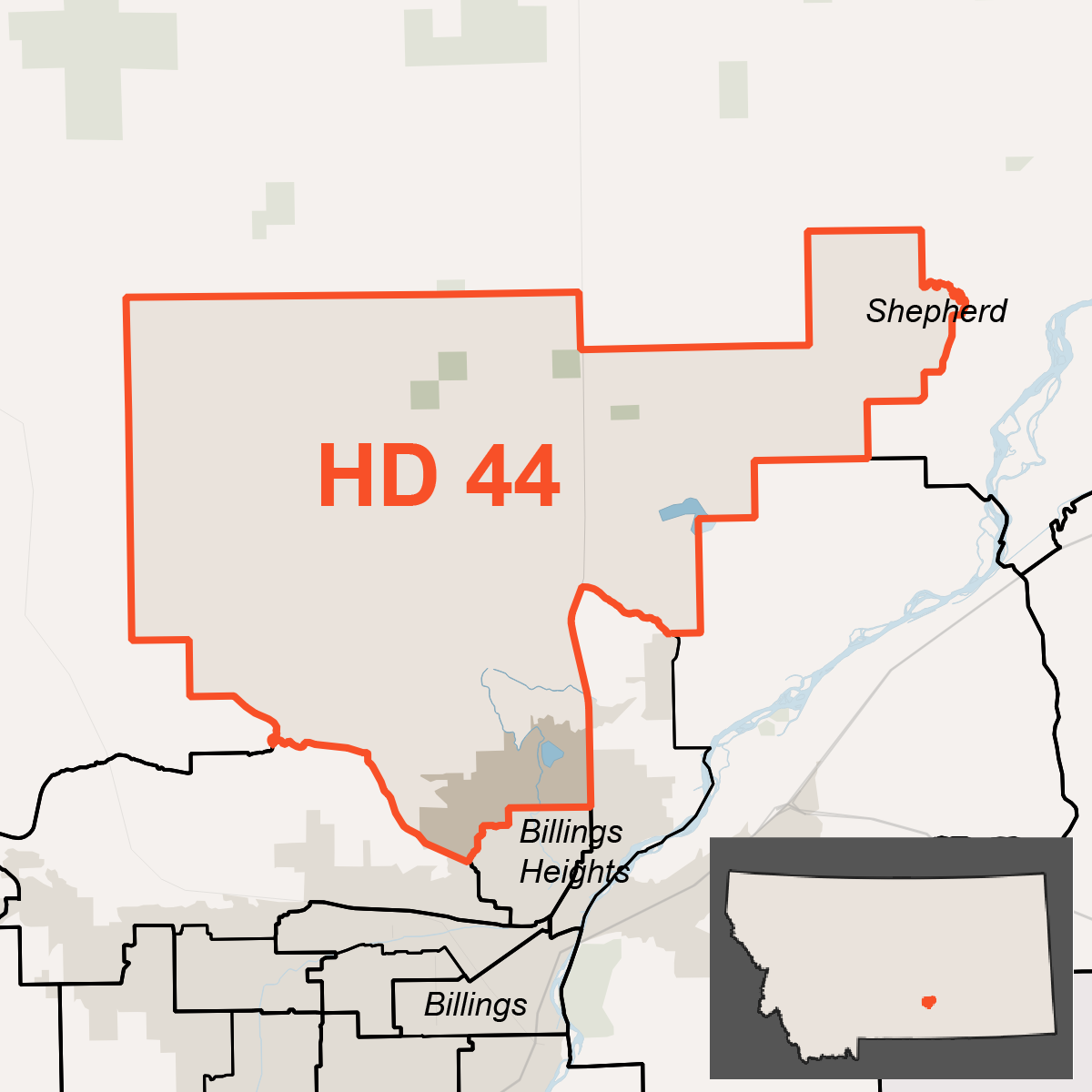 Map of House District 44