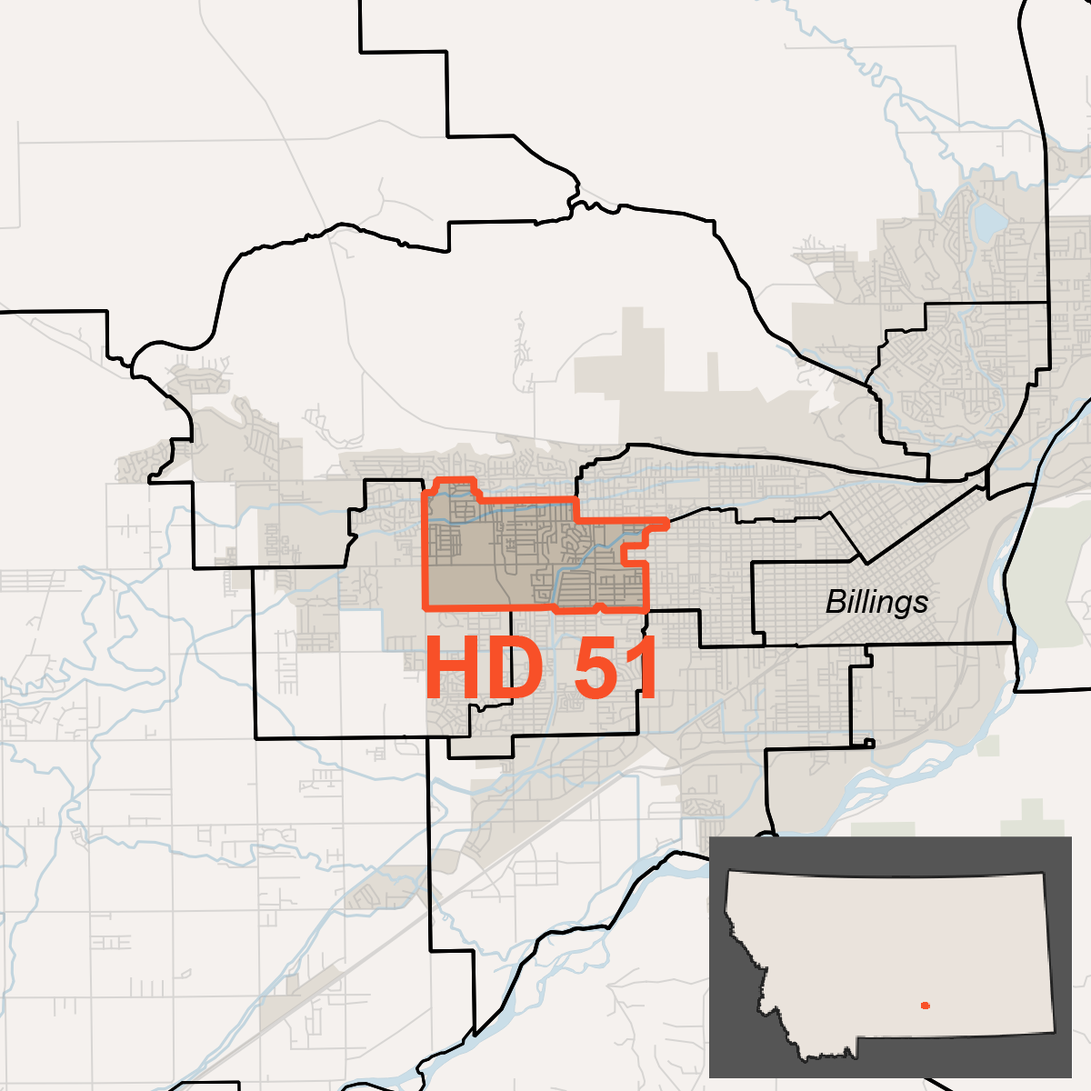 Map of HD 51