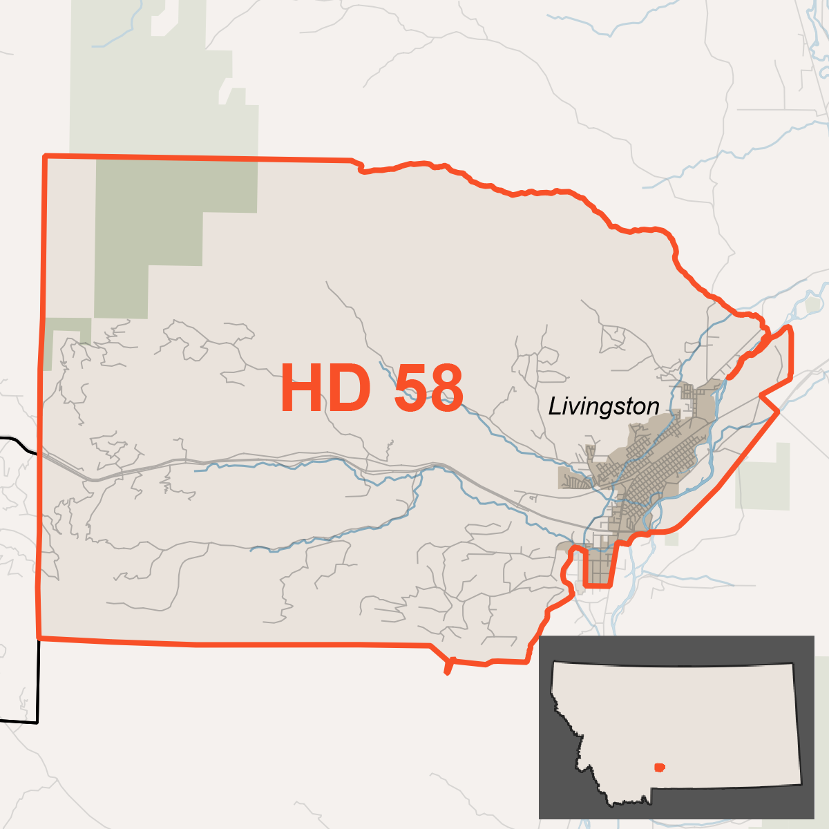 Map of HD 58