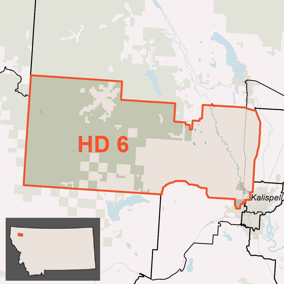 Map of House District 6