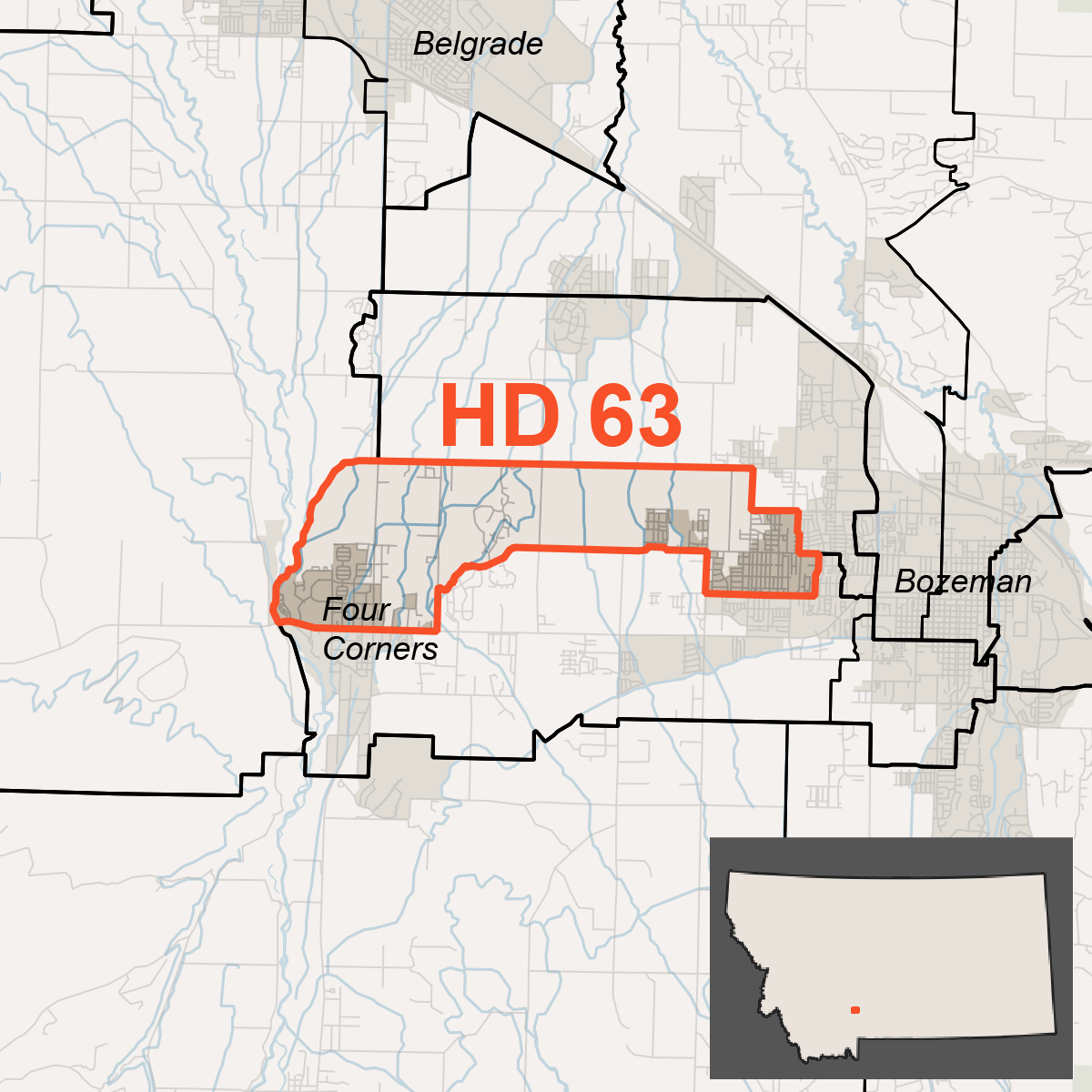 Map of House District 63