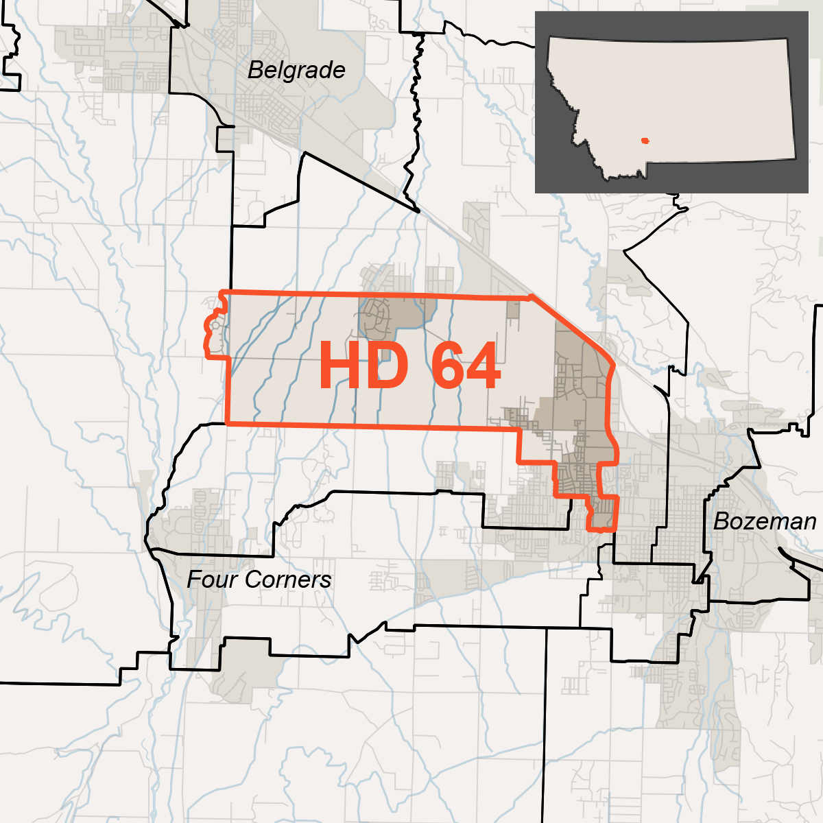Map of HD 64
