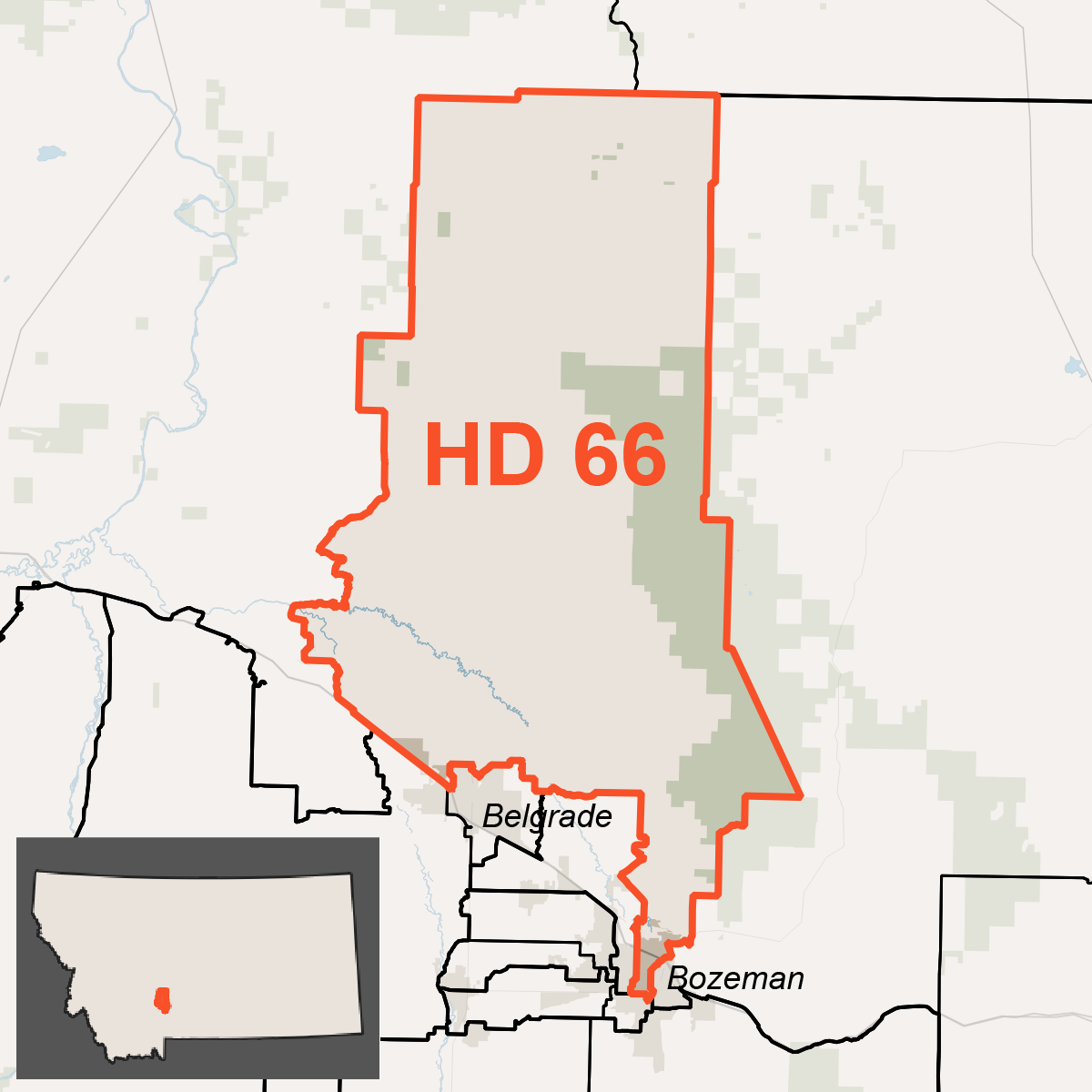 Map of House District 66