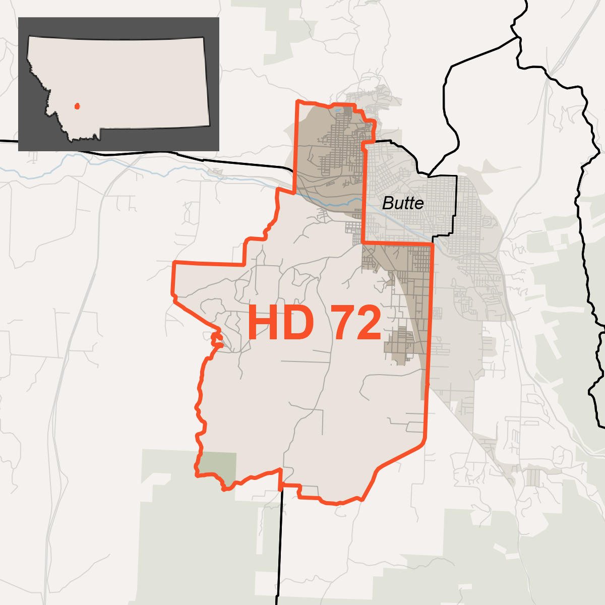 Map of House District 72