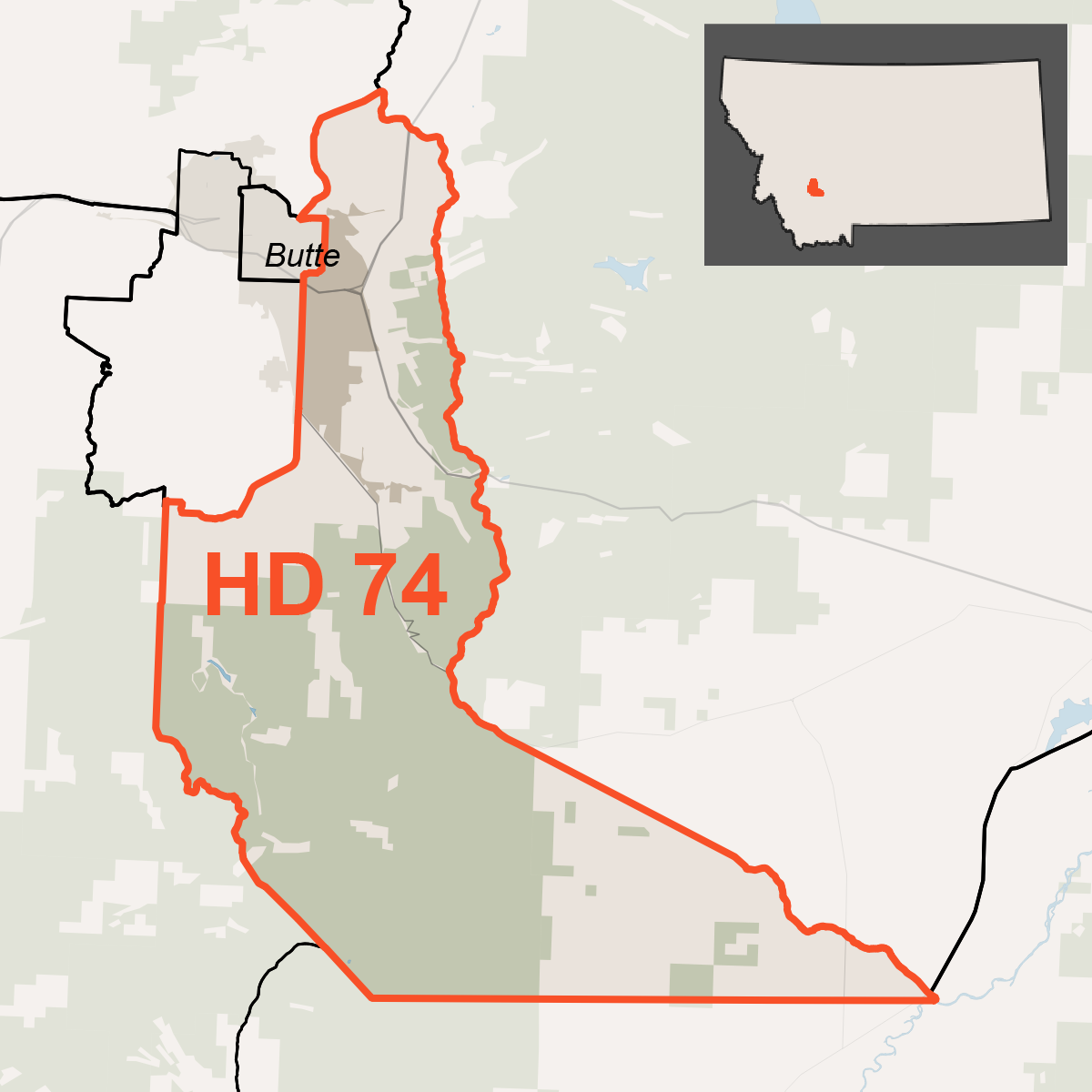 Map of HD 74