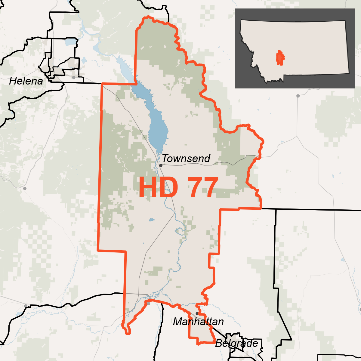 Map of HD 77