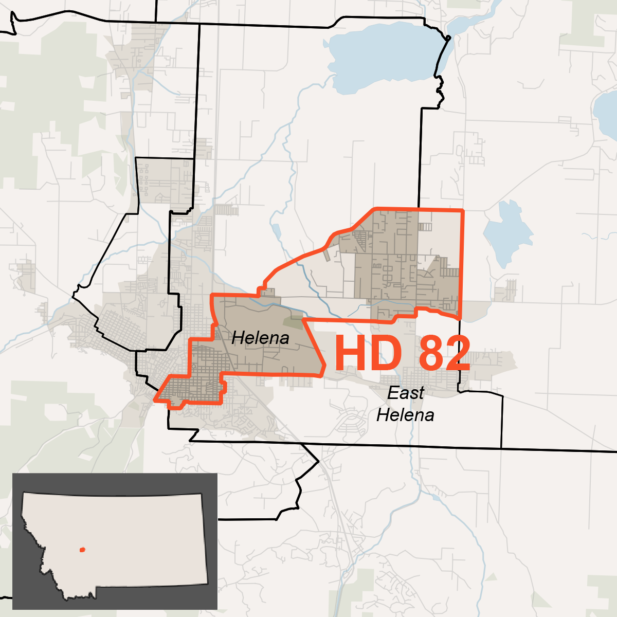 Map of House District 82