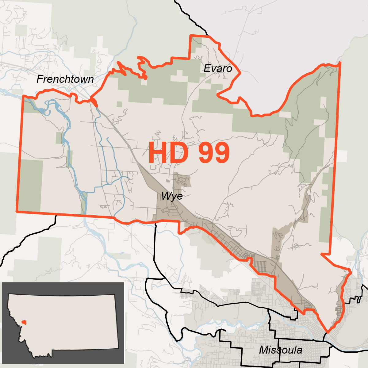 Map of HD 99