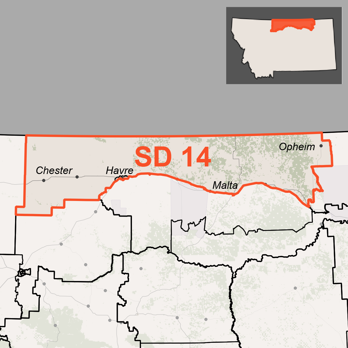 Map of SD 14