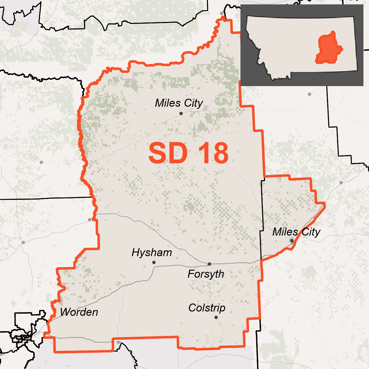 Map of SD 18