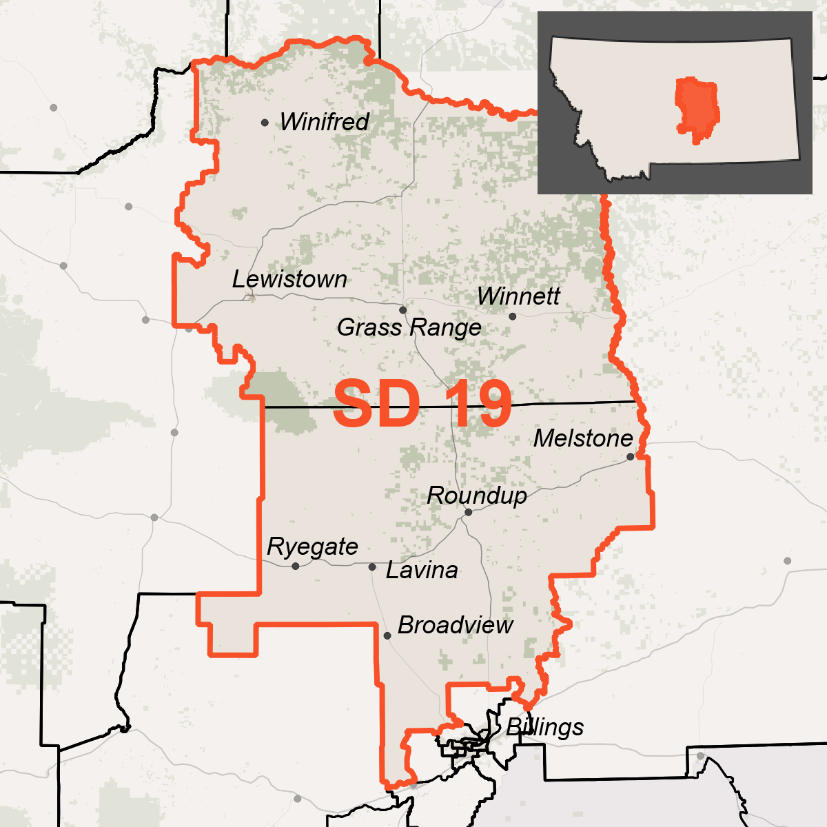 Map of SD 19
