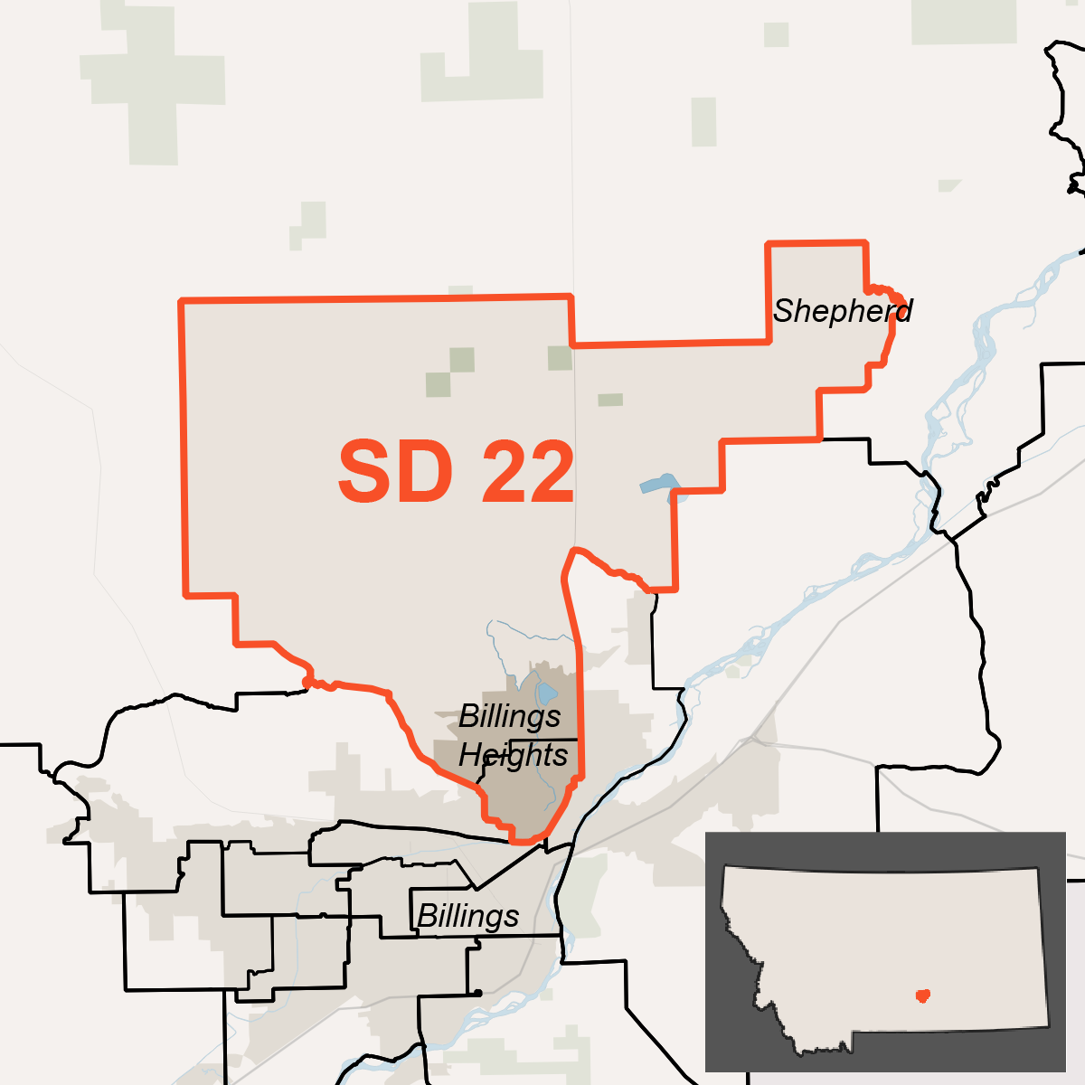 Map of SD 22