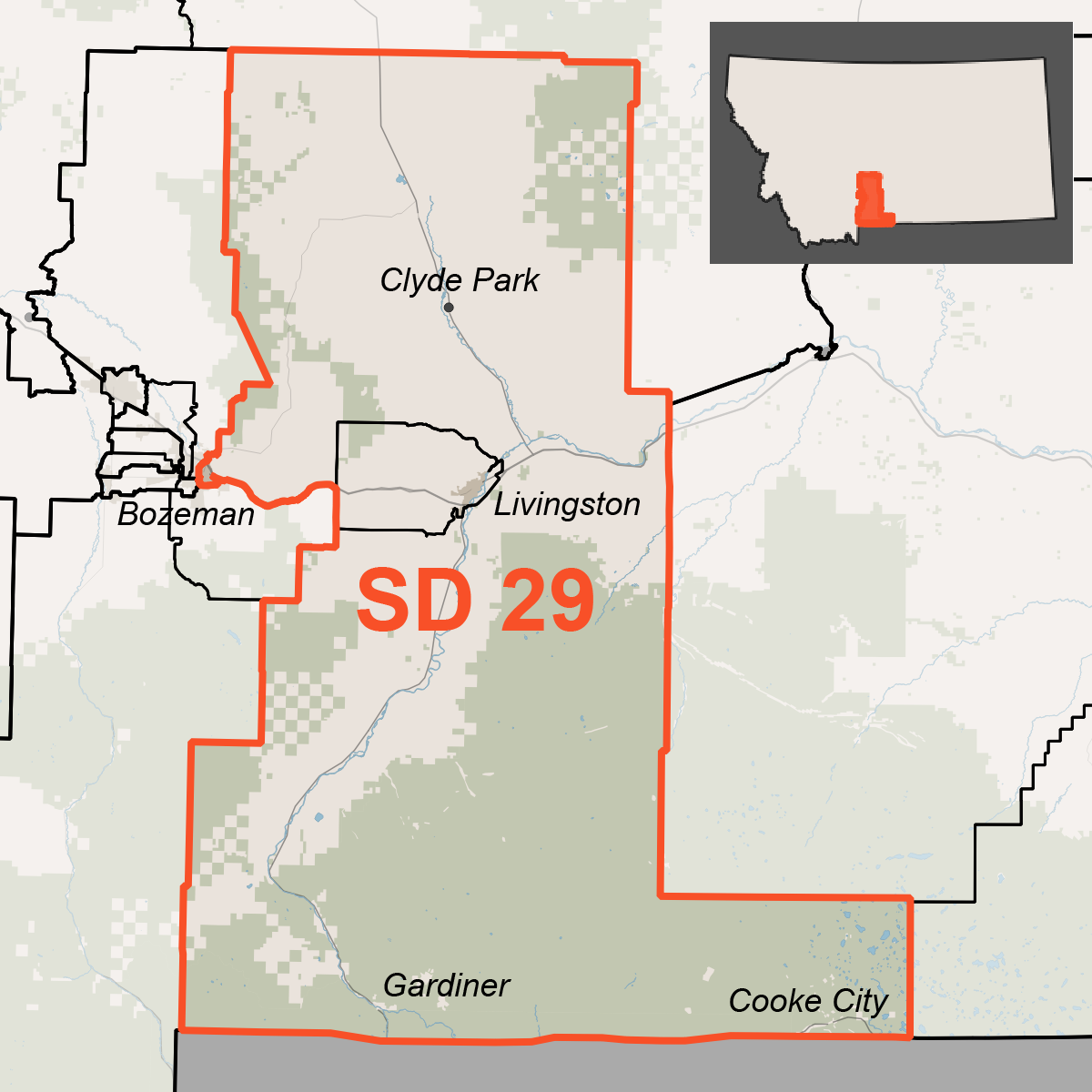 Map of SD 29