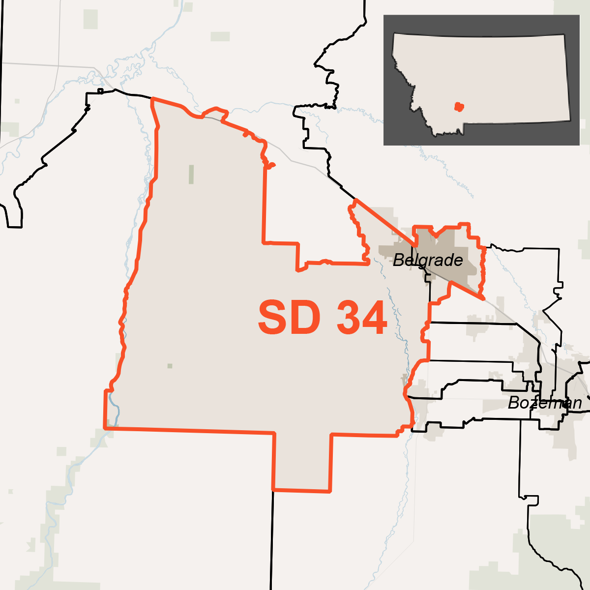 Map of SD 34