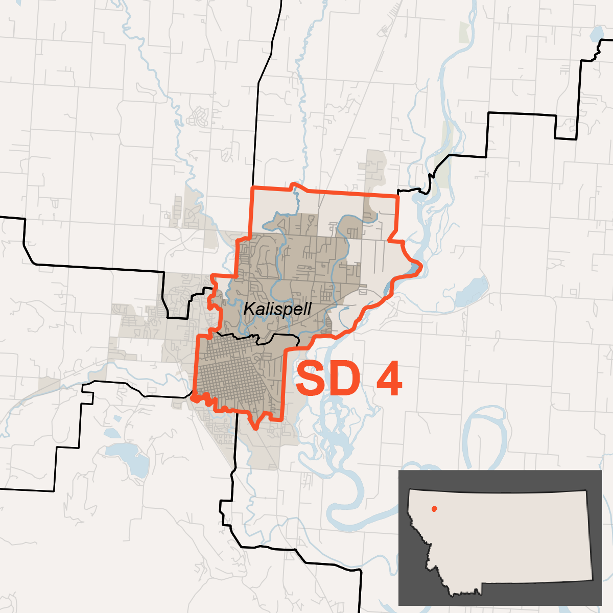 Map of SD 4
