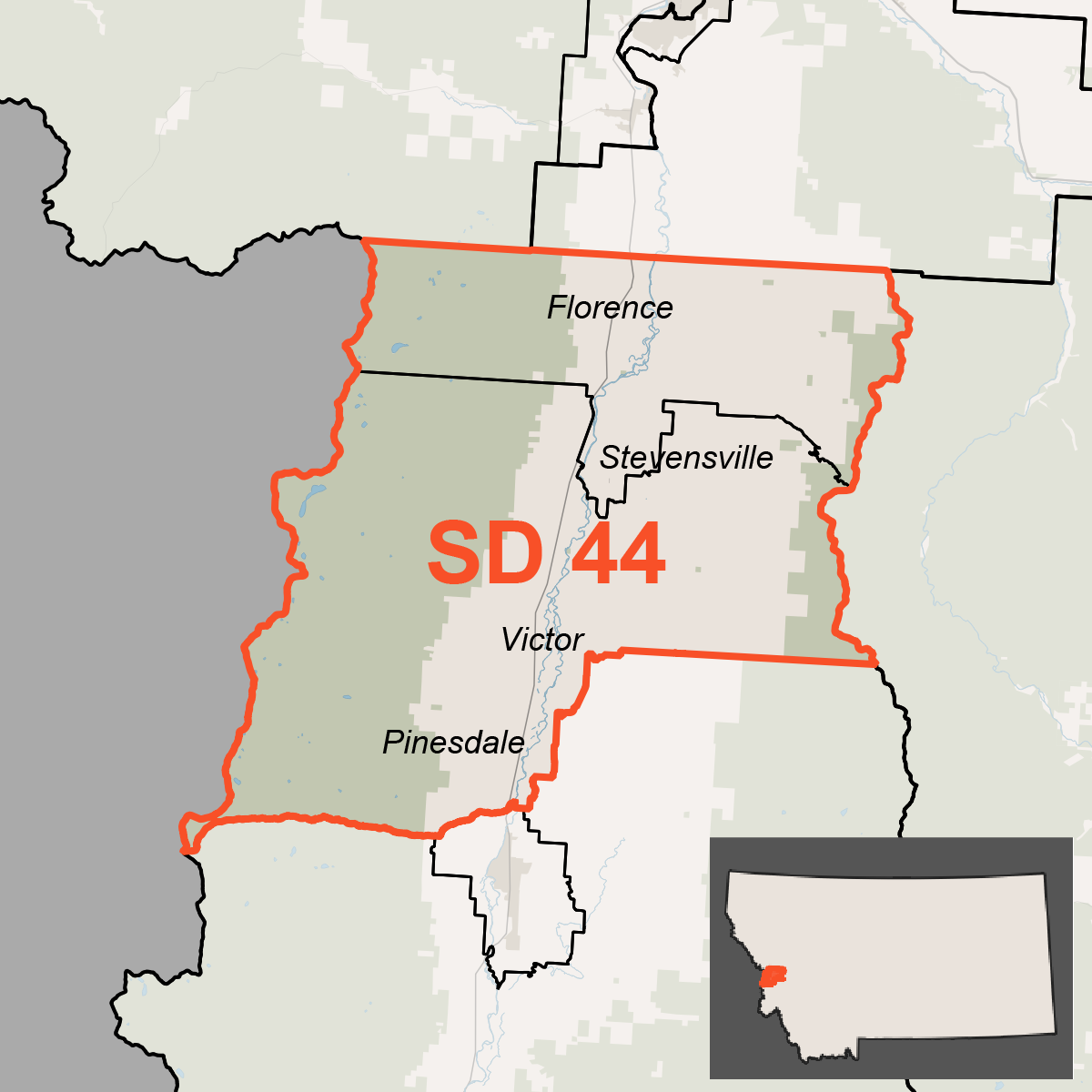 Map of Senate District 44