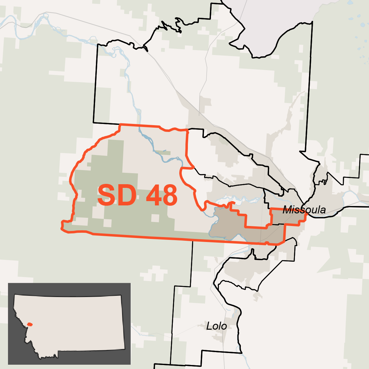 Map of SD 48