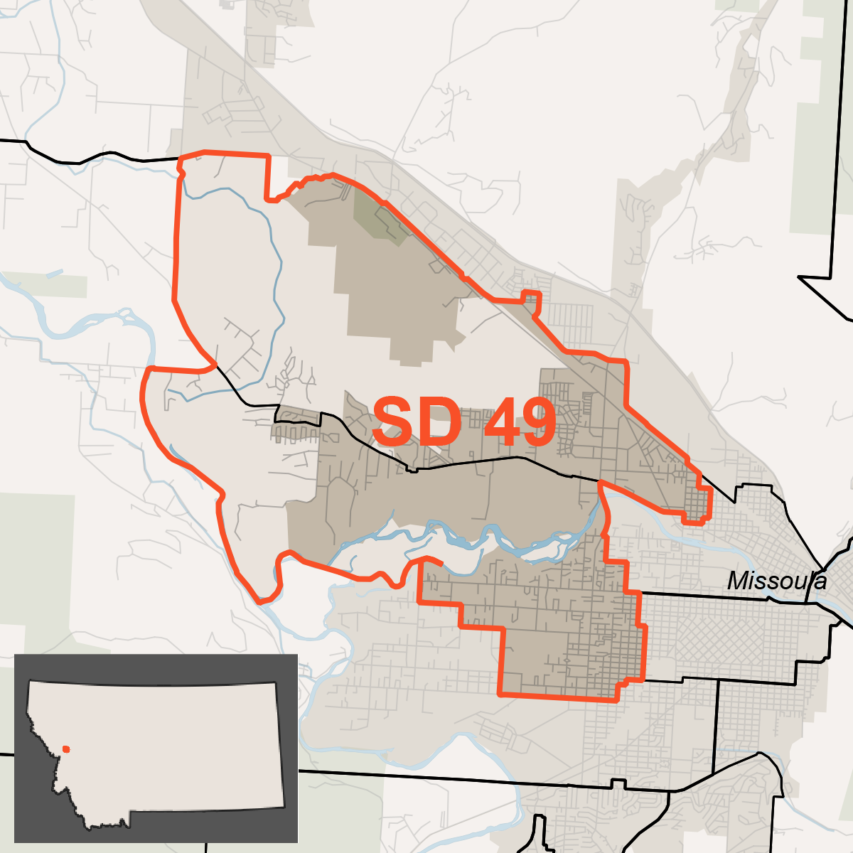 Map of SD 49